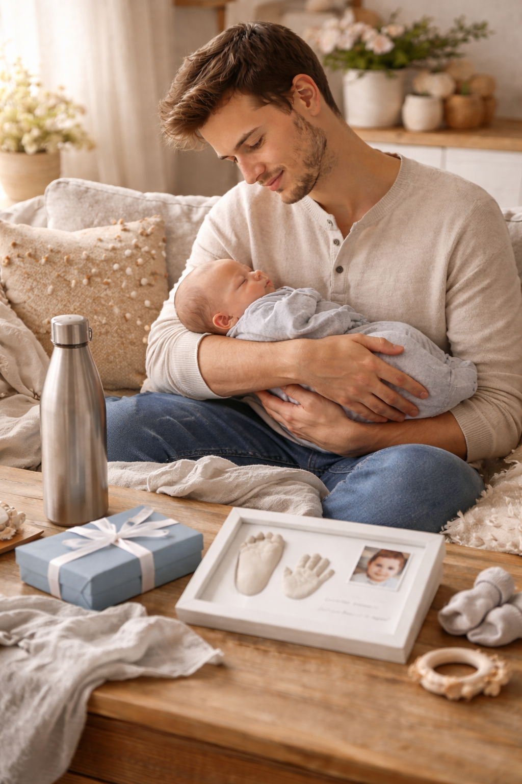 Idées de cadeaux pour un jeune papa après la naissance